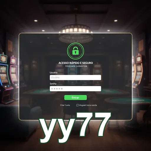 Ilustração de Experimente o app móvel da yy77 para jogo seguro